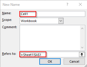 Excel Example New Name