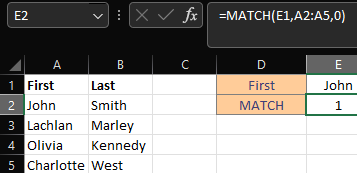 Excel Example Index